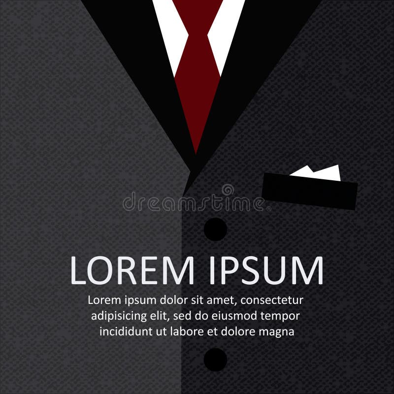 Business suit background stock illustration