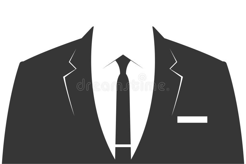 Business suit - template royalty free illustration