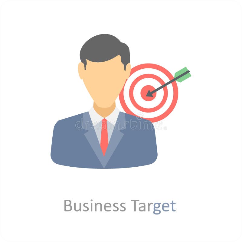 Business Target royalty free illustration