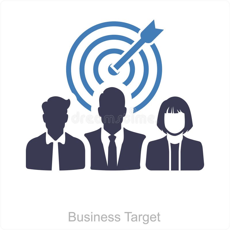 Business target stock illustration