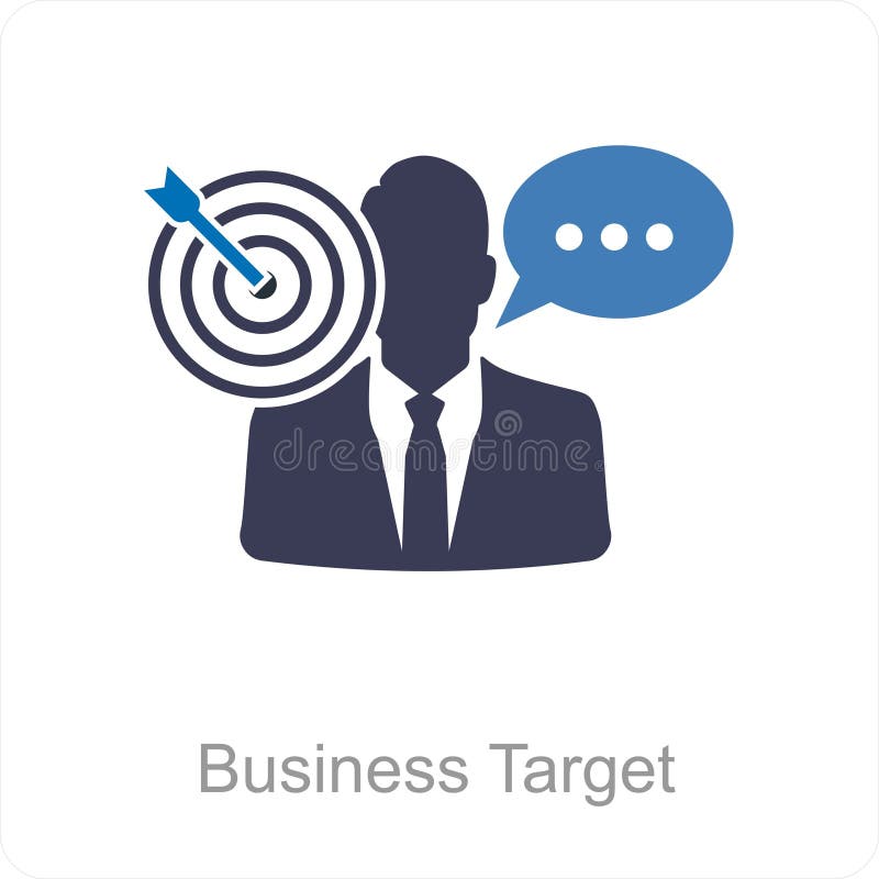 Business target stock illustration