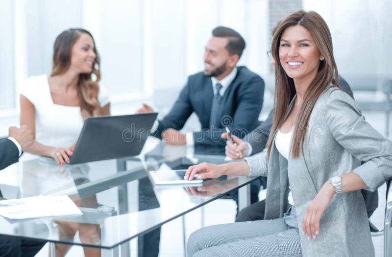 Business team discusses new ideas at a business meeting stock photos Business team discusses new ideas at a business meeting stock photos