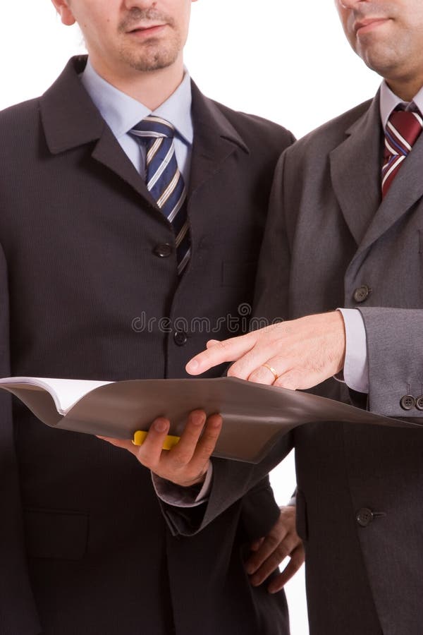 Business team discussing new project stock photography