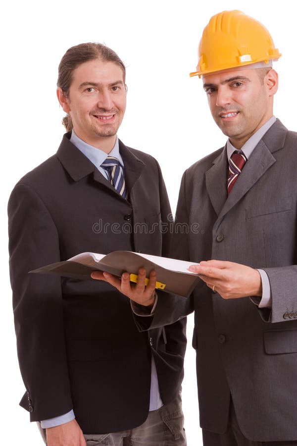 Business team discussing new project stock photography