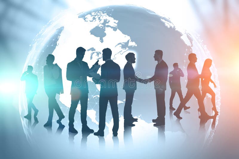 Business team and international communication royalty free stock images Business team and international communication royalty free stock images