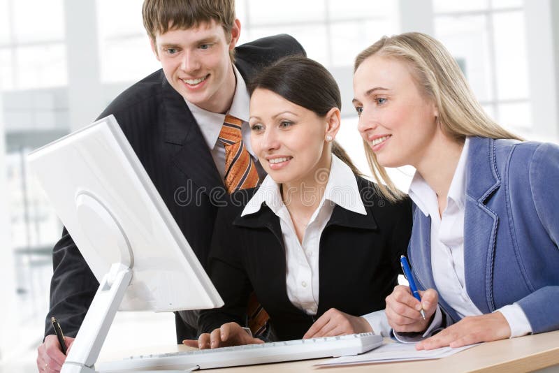 Business team at a meeting