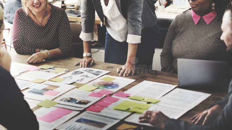 Business Team Meeting Project Planning Concept stock photo