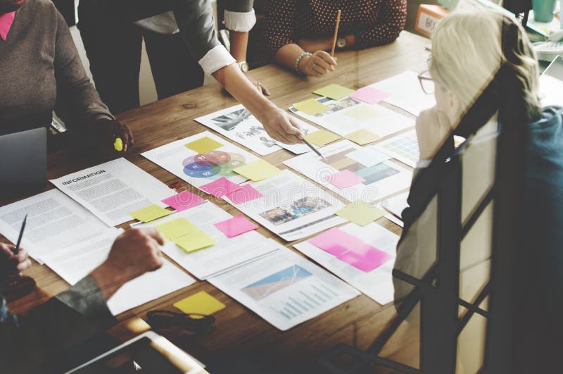 Business Team Meeting Project Planning Concept royalty free stock photography