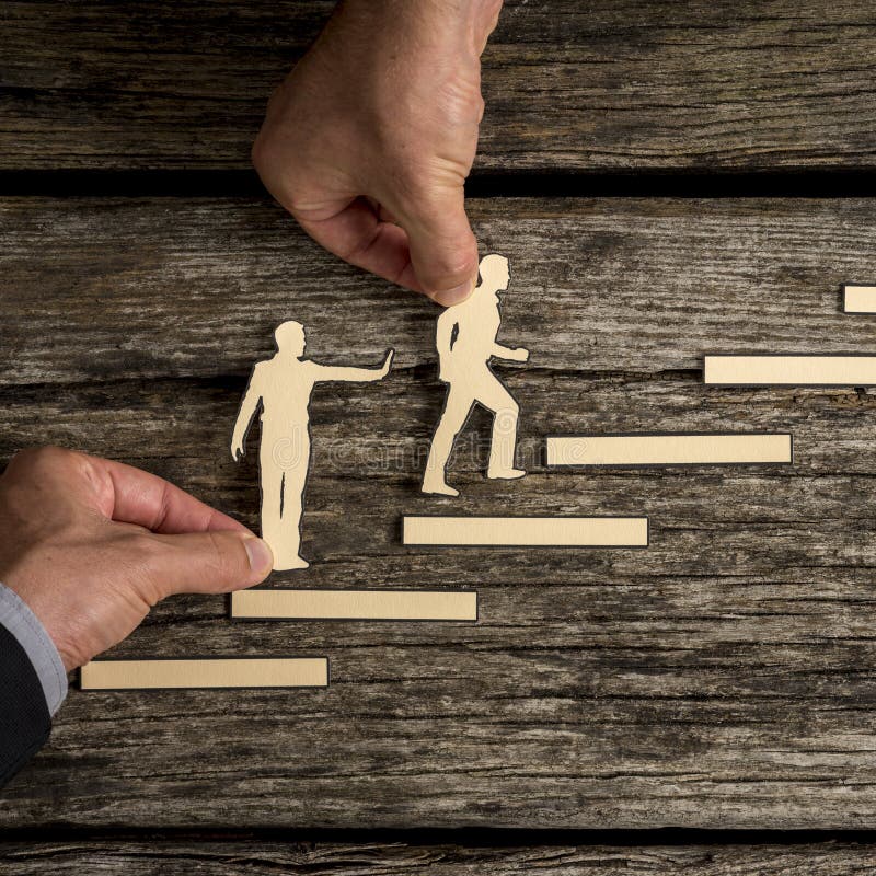 Business teamwork concept with the hands of two businesspeople s stock photography Business teamwork concept with the hands of two businesspeople s stock photography