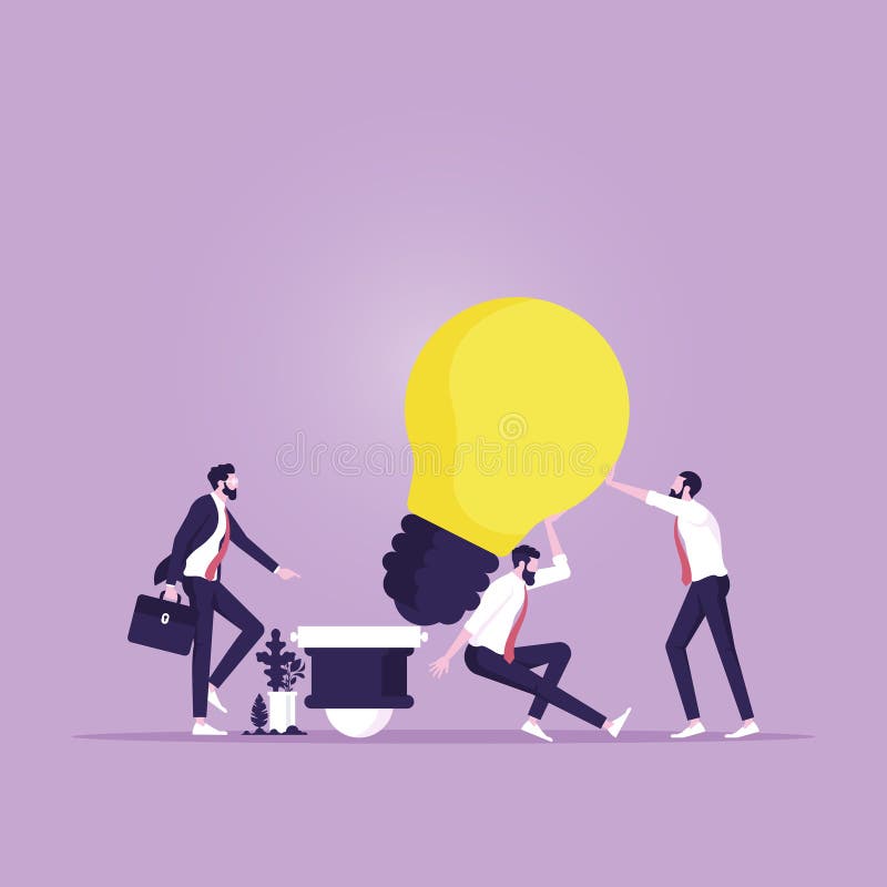 Business teamwork Vector concept royalty free illustration