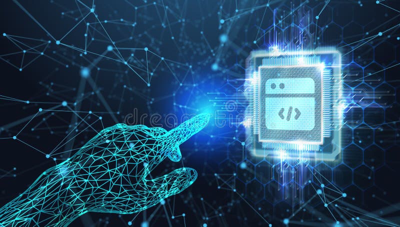 Business, Technology, Internet and network concept. Agile Software Development royalty free stock images