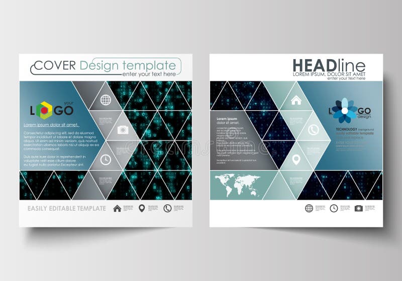 business templates for square design brochure magazine flyer reality flyer