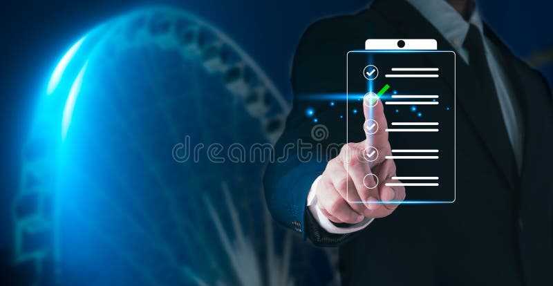 In business, terminologies such as high quality assurance mark, good service, premium, digital signature, premium service royalty free stock images