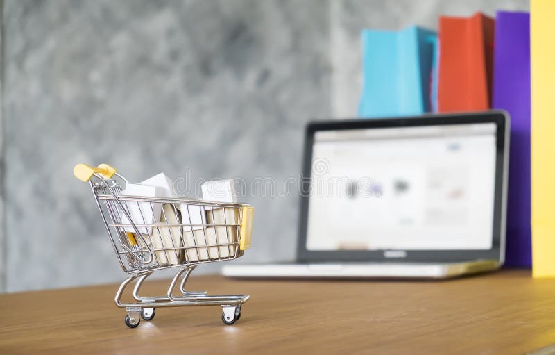 Business theme, internet online shopping concept. Business theme, internet online shopping concept, shopping delivery, shopping cart carry shopping mail box and stock photo Business theme, internet online shopping concept. Business theme, internet online shopping concept, shopping delivery, shopping cart carry shopping mail box and stock photo