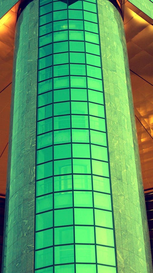 Cylindrical modern green building