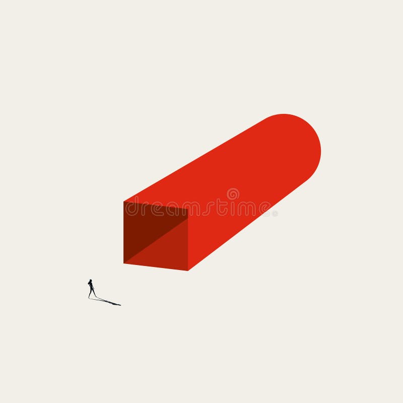 Business transformation vector concept. Symbol of progress, innovation, change. Minimal illustration. stock illustration