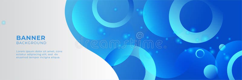 Business Webinar Horizontal Banner Design. Modern Banner Design with