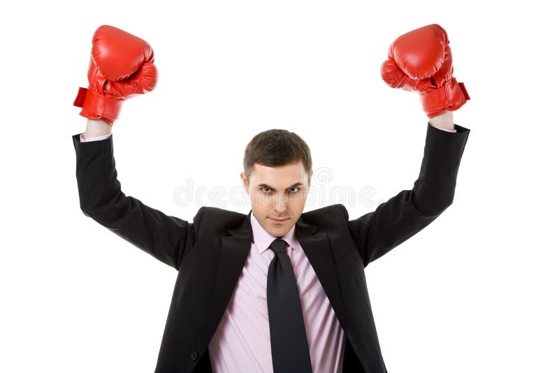 Business winner royalty free stock photo