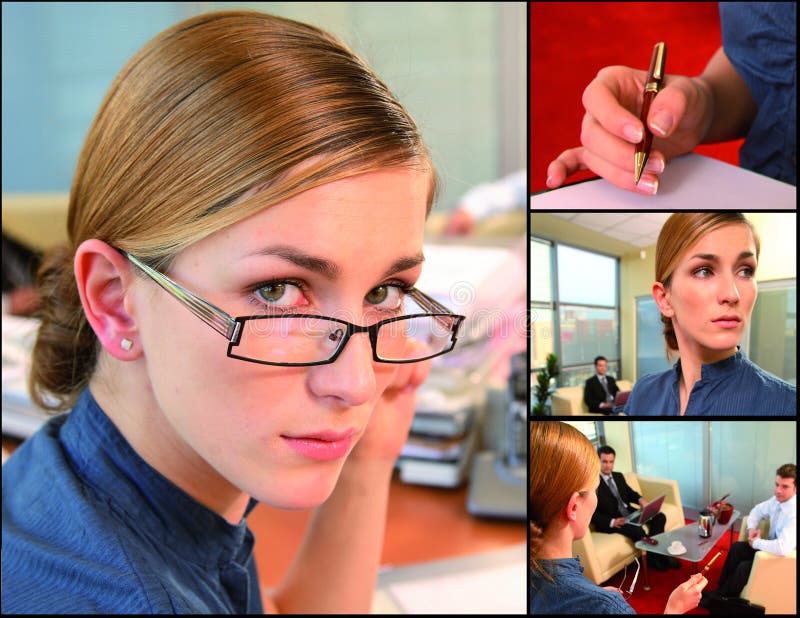 Business woman in action royalty free stock images Business woman in action royalty free stock images