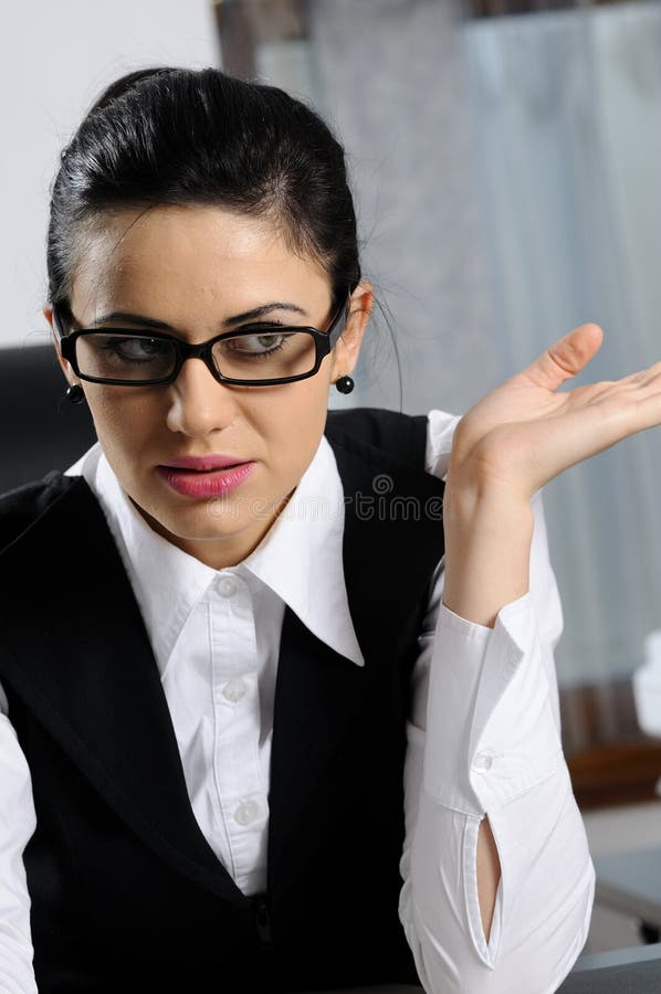 Business woman communicating stock photos