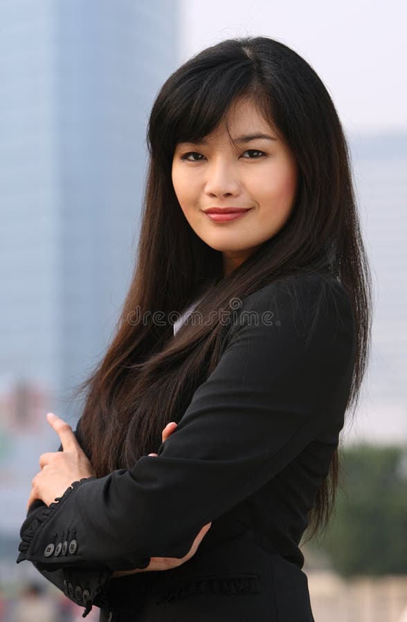 Business Woman in Downtown Jakarta Stock Image Image of portrait