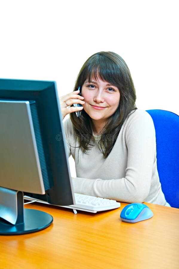 Business woman in office