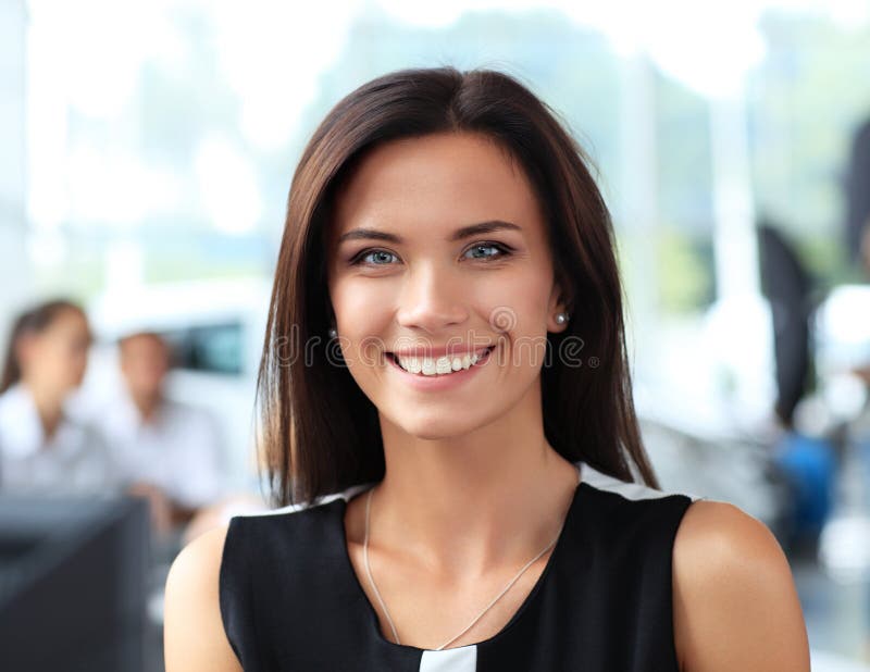 Business woman in the office stock photography Business woman in the office stock photography