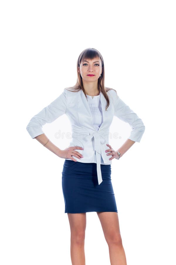 Business Woman in a Short Skirt Stock Image Image of beautiful 65434703