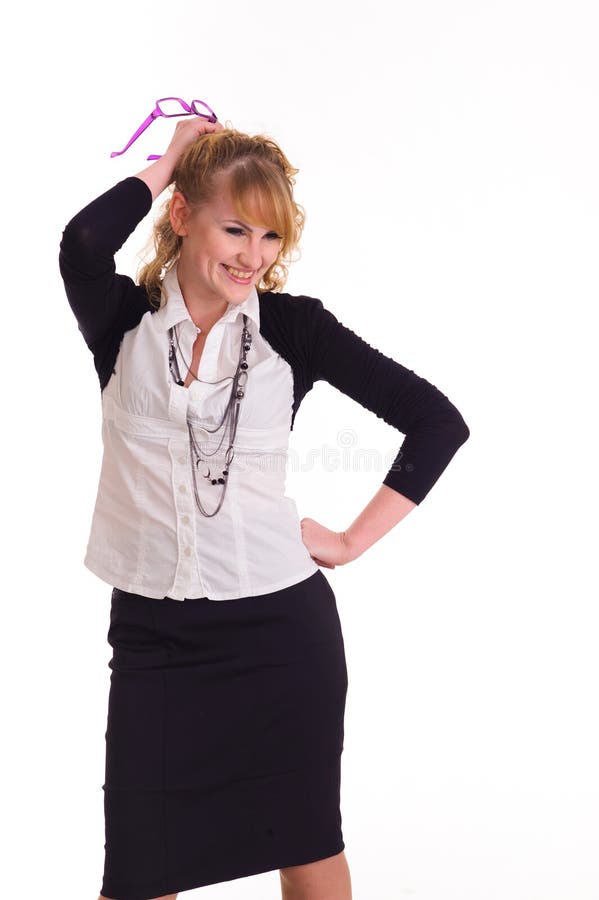 Business Woman With Four Arms Stock Image Image of laptop, agent