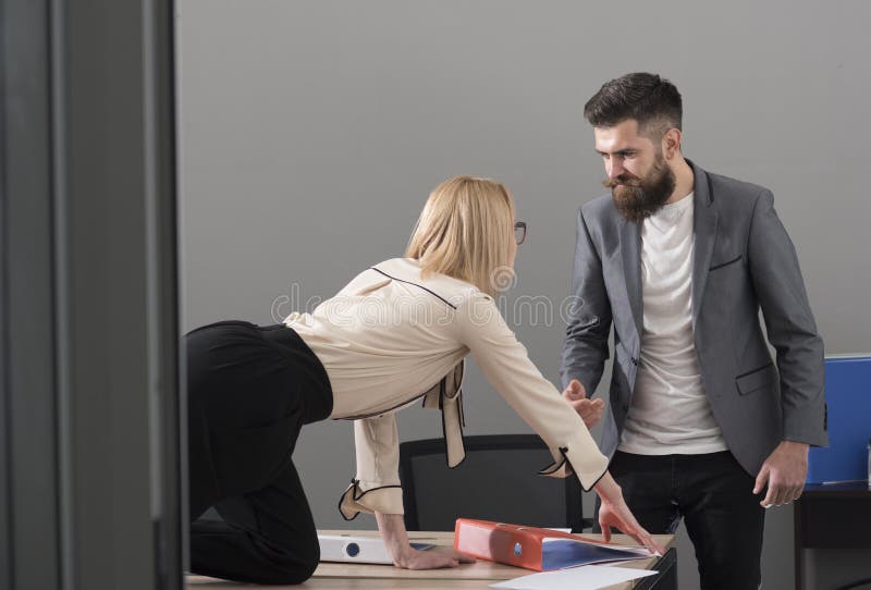 Dude made a deal with hot business woman for her to have money