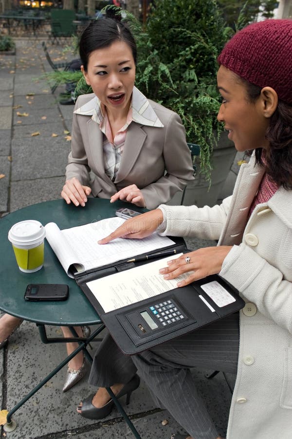 Business Women Talking