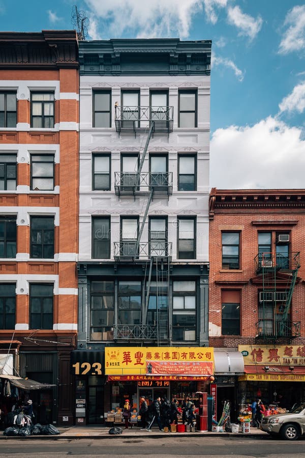 Businesses in Chinatown, Manhattan, New York City Editorial Image ...