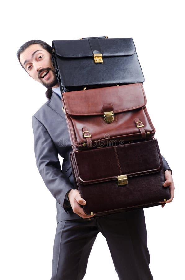 Businessman with briefcase stock photo. Image of entrepreneur 24346936