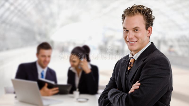 Businessman and business team stock photos Businessman and business team stock photos