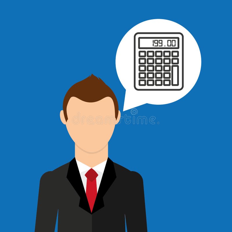 Businessman Character Avatar Icon Stock Vector  Illustration of