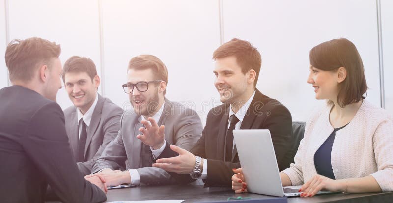 Businessman Conducting a Workshop with Business Team Stock Image ...