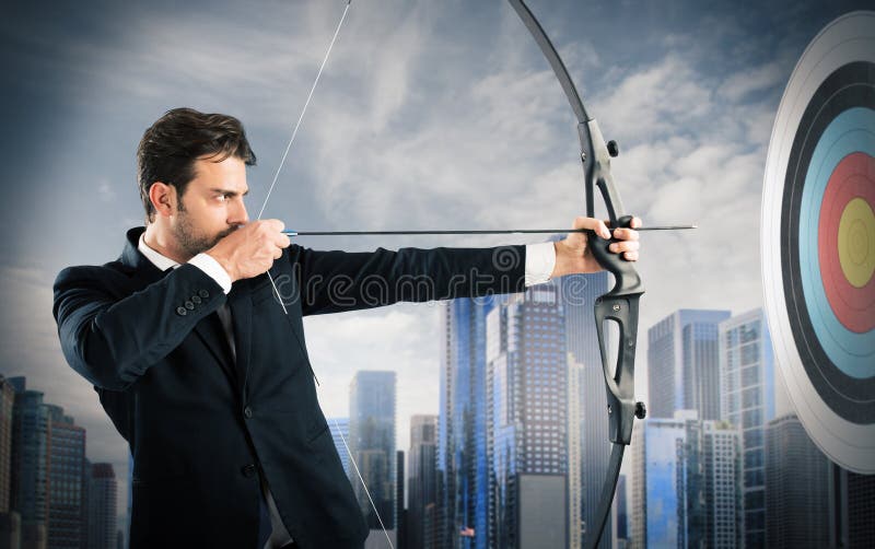 Businessman goals stock photo. Image of reach, leadership 91971406