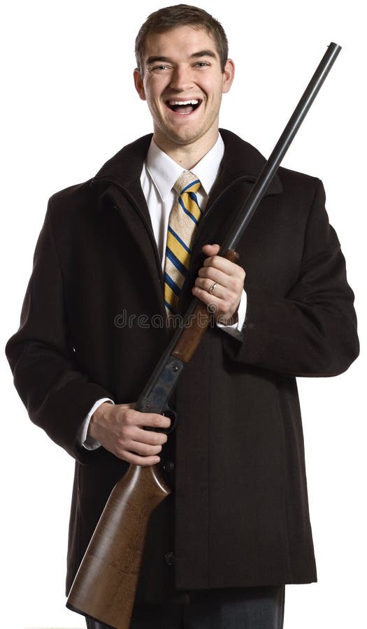 Businessman with Gun