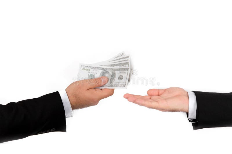 Hand Over The Money Chapter 1 Hand Handing Over Money To Another Hand Stock Photo - Image of cash