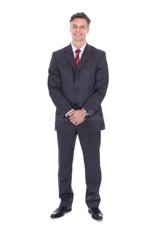 Closed Posture. Close-up Of Hands Of Confident African Businessman