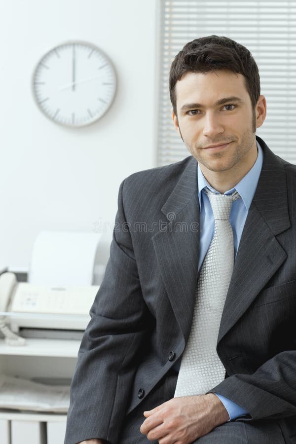 Businessman handsome young στοκ φωτογραφία με δικαίωμα ελεύθερης χρήσης