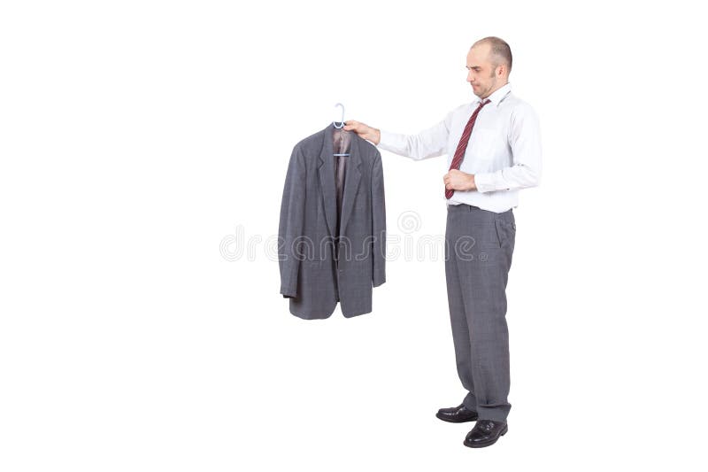 Businessman Holding His Jacket Stock Image Image Of Light Career