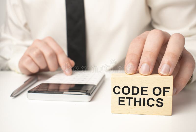 Code of Ethics , Business, Financial Concept. for Business Planning