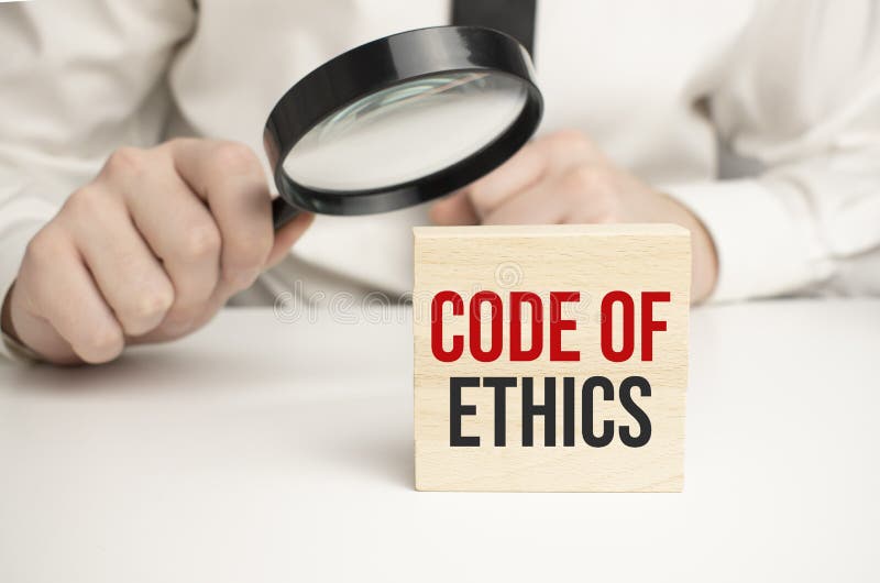 Code of Ethics , Business, Financial Concept. for Business Planning