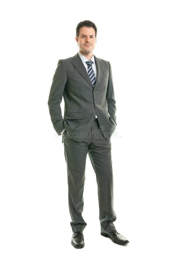 Businessman isolated on white background stock photo Businessman isolated on white background stock photo