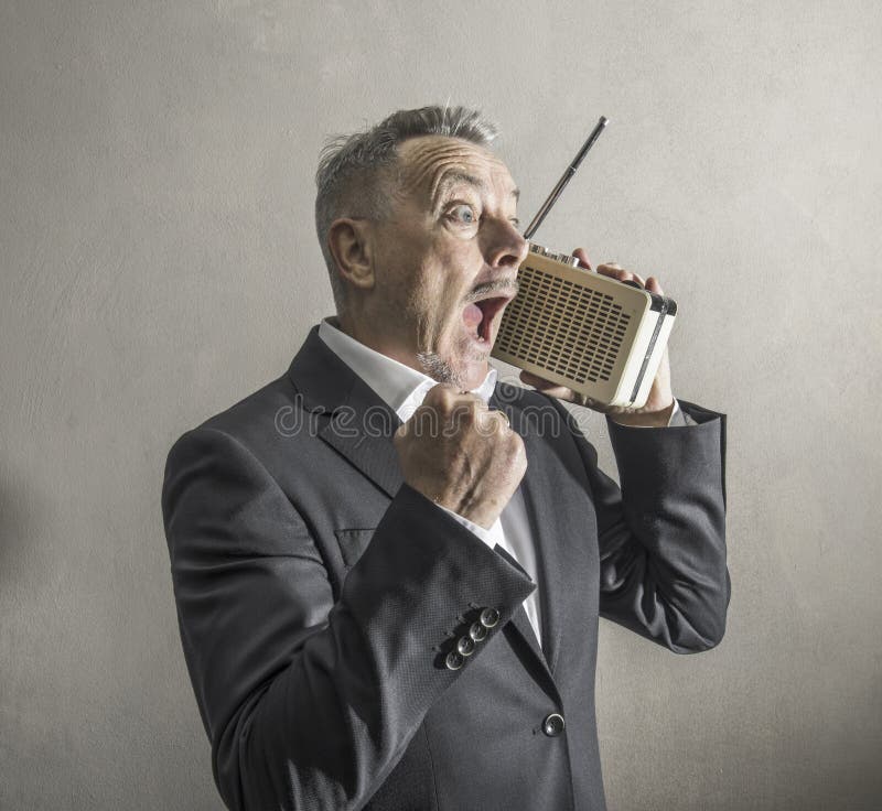 A Man With A Giant Water Bottle Stock Photo, Picture and Royalty Free  Image. Image 114132271.