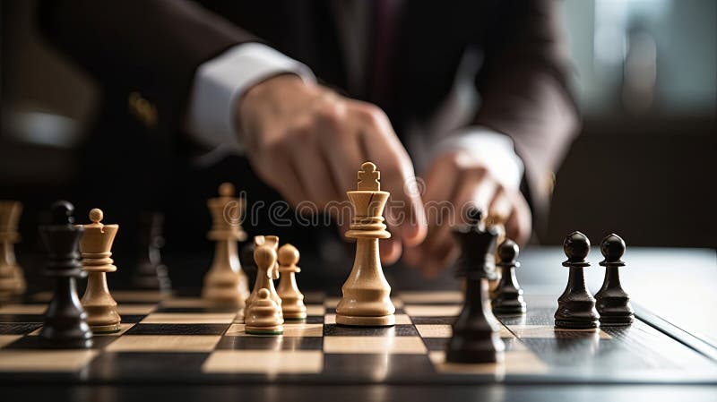 Chess queen on chessboard AI Generated 24118842 Stock Photo at