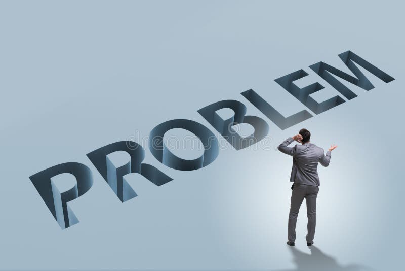 The Businessman Business Financial Problem Stock Image