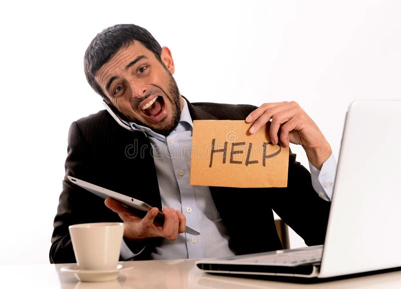The Overworked Office Ladys Café Crush Businessman Overworked At Office Royalty Free Stock Photography - Image
