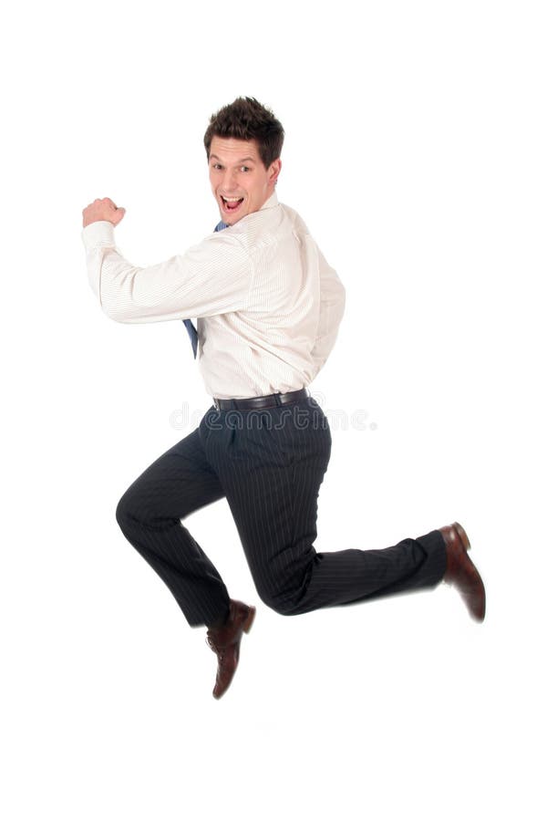 Businessman Running stock images